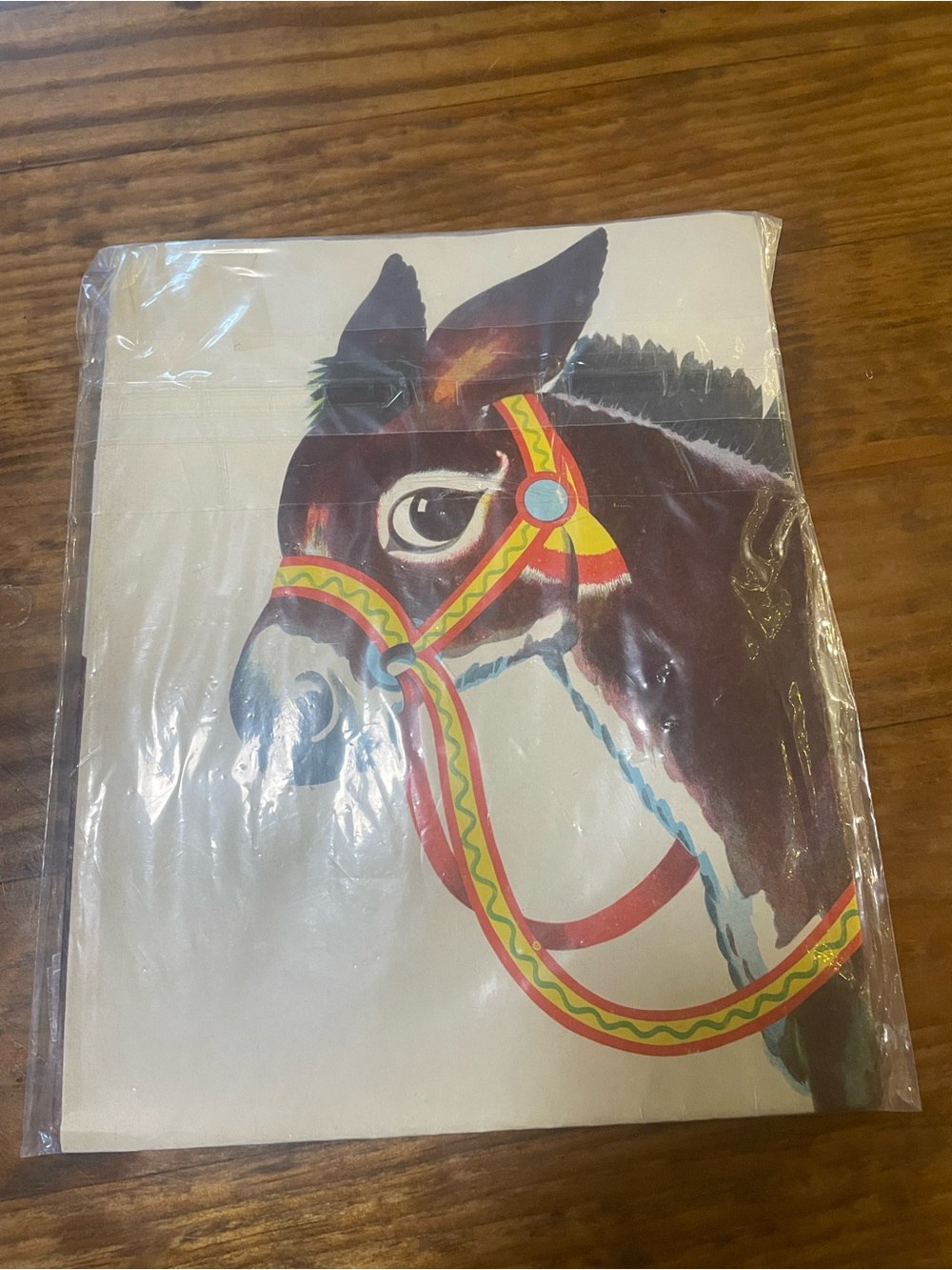 Vintage Pin the Tail on the Donkey Party Game, Japan fun kids entertaining rare